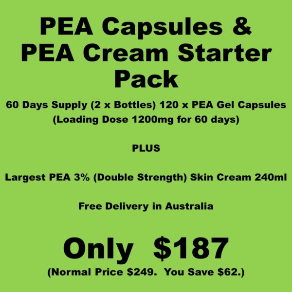 PEA 60 DAY STARTER PACK – CAPSULES & CREAM COMBINATION